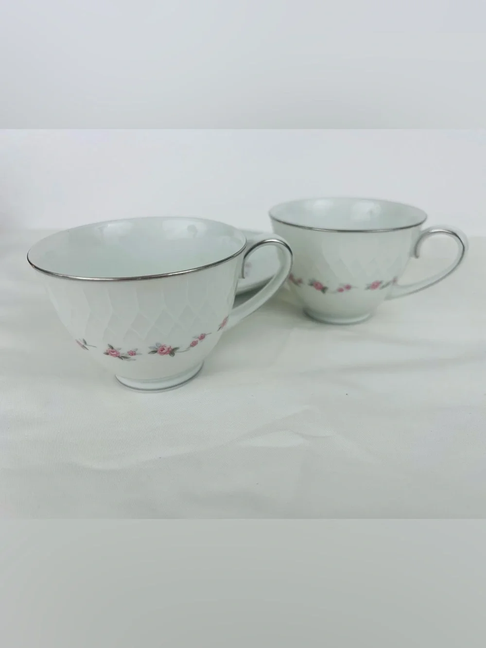 Noritake Vintage Cheri Fine China Cup/Saucer Set And One Additional Cup EUC